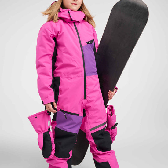 Reima Skaulo ReimaTec Schneeanzug Kinder Fucshia – Lifestyle Vorderseite