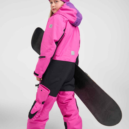 Reima Skaulo ReimaTec Schneeanzug Kinder Fucshia – Lifestyle Rückseite