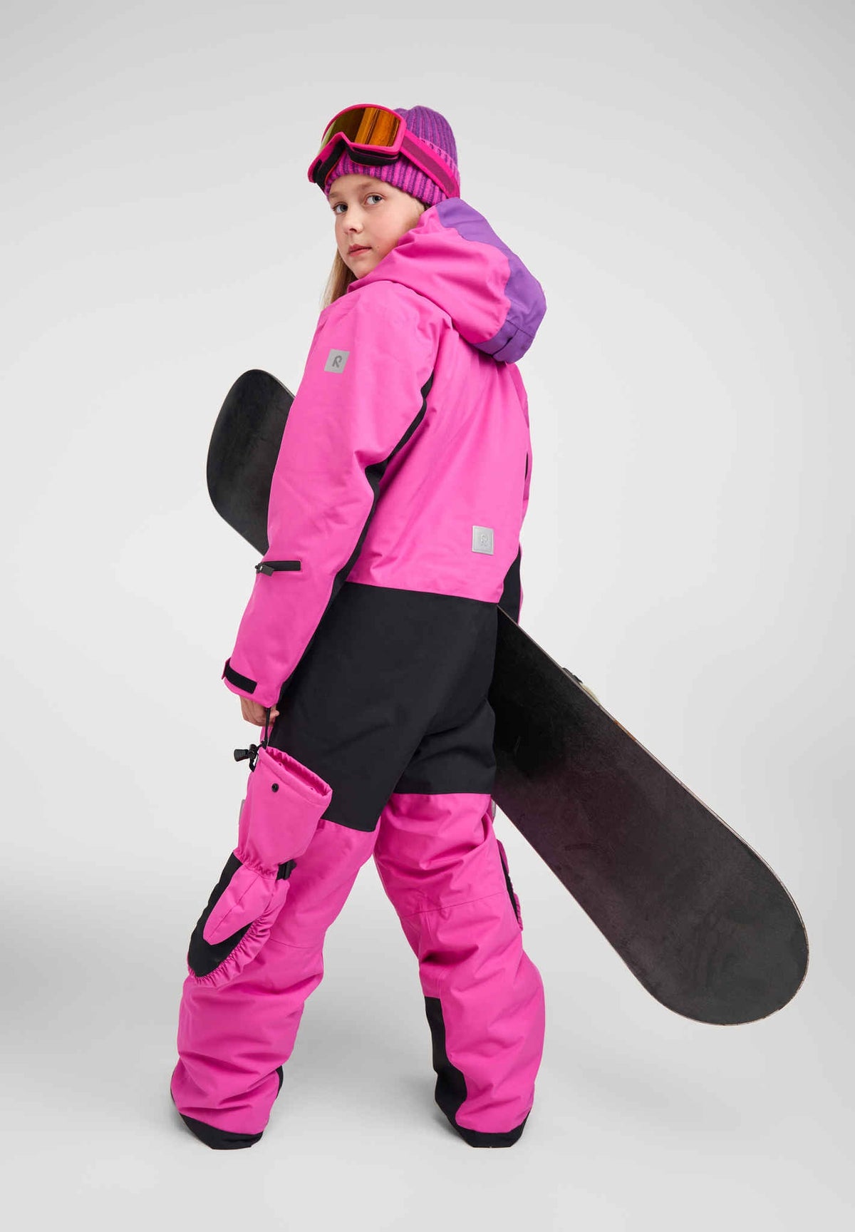 Reima Skaulo ReimaTec Schneeanzug Kinder Fucshia – Lifestyle Rückseite