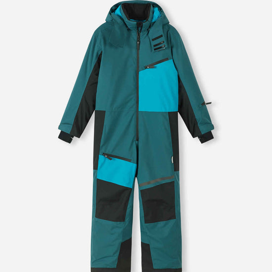 Reima Skaulo ReimaTec Schneeanzug Kinder Dark Teal – Packshot Vorderseite