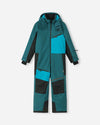 Reima Skaulo ReimaTec Schneeanzug Kinder Dark Teal – Packshot Vorderseite