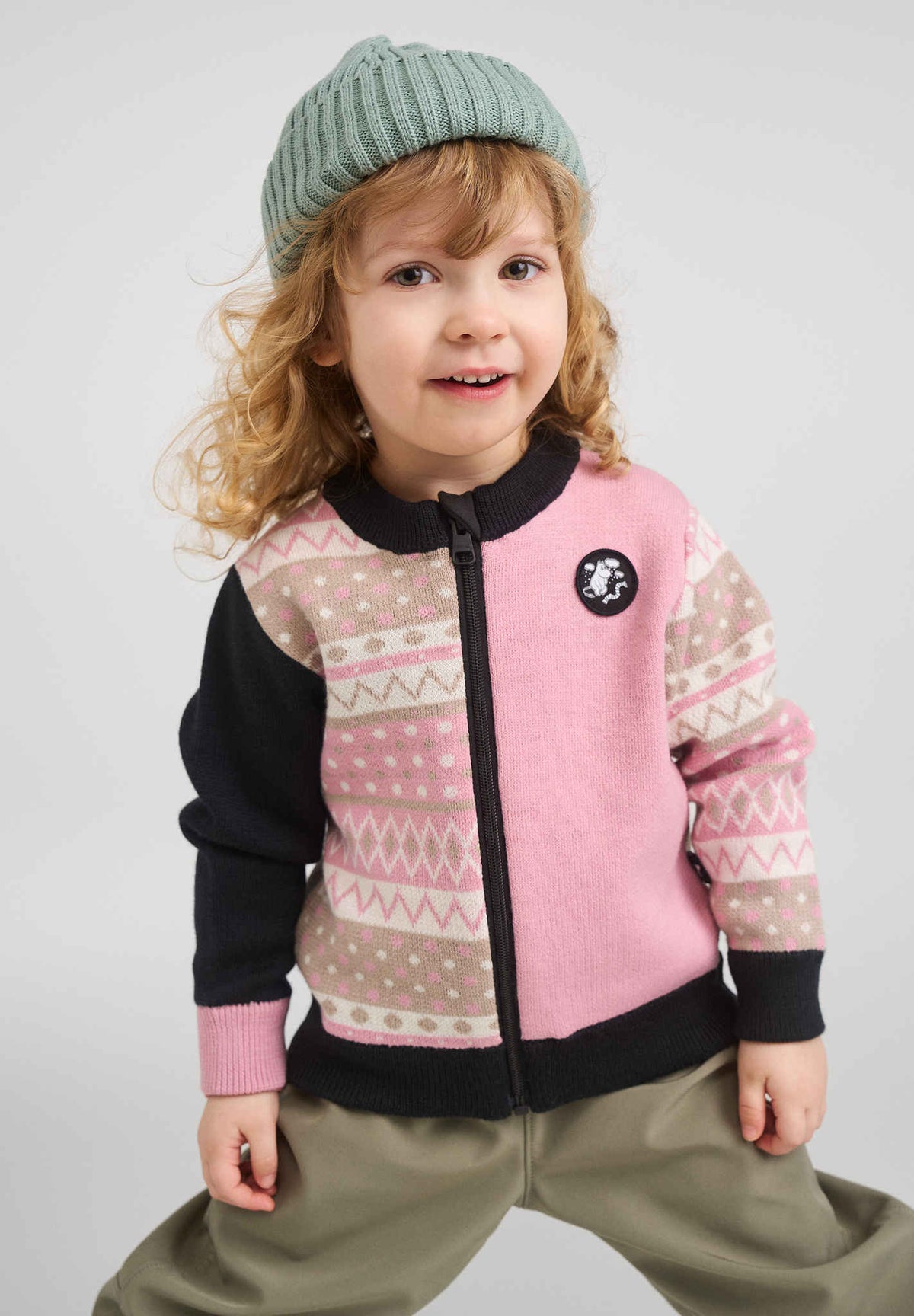 Reima Moomin Idelar Grey Pink – Studioshot 1