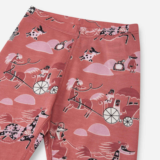 Reima Moomin Trivsam Funktionsunterwäsche Set Kleinkinder Rose Blush – Studioshot