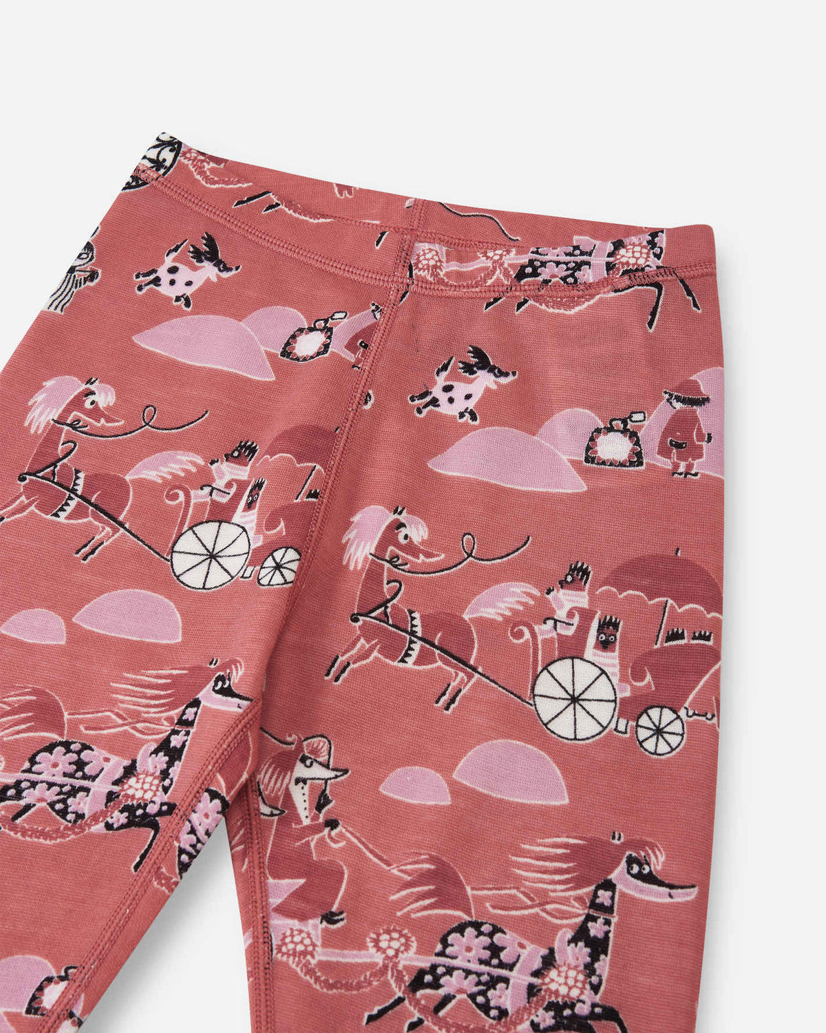 Reima Moomin Trivsam Funktionsunterwäsche Set Kleinkinder Rose Blush – Studioshot