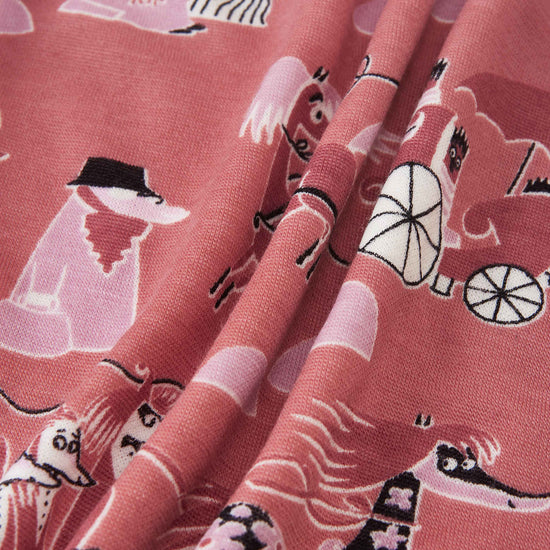 Reima Moomin Trivsam Funktionsunterwäsche Set Kleinkinder Rose Blush – Studioshot