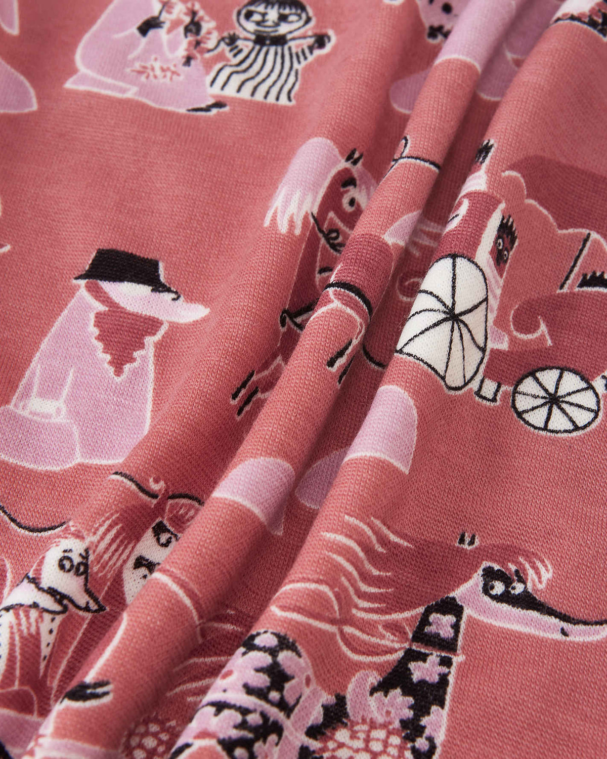 Reima Moomin Trivsam Funktionsunterwäsche Set Kleinkinder Rose Blush – Studioshot