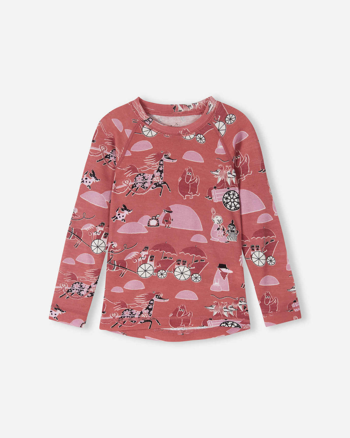 Reima Moomin Trivsam Funktionsunterwäsche Set Kleinkinder Rose Blush – Produktdetail