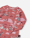 Reima Moomin Trivsam Funktionsunterwäsche Set Kleinkinder Rose Blush – Materialmakro