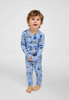 Reima Moomin Trivsam Funktionsunterwäsche Set Kleinkinder Airy Blue – Lifestylebild