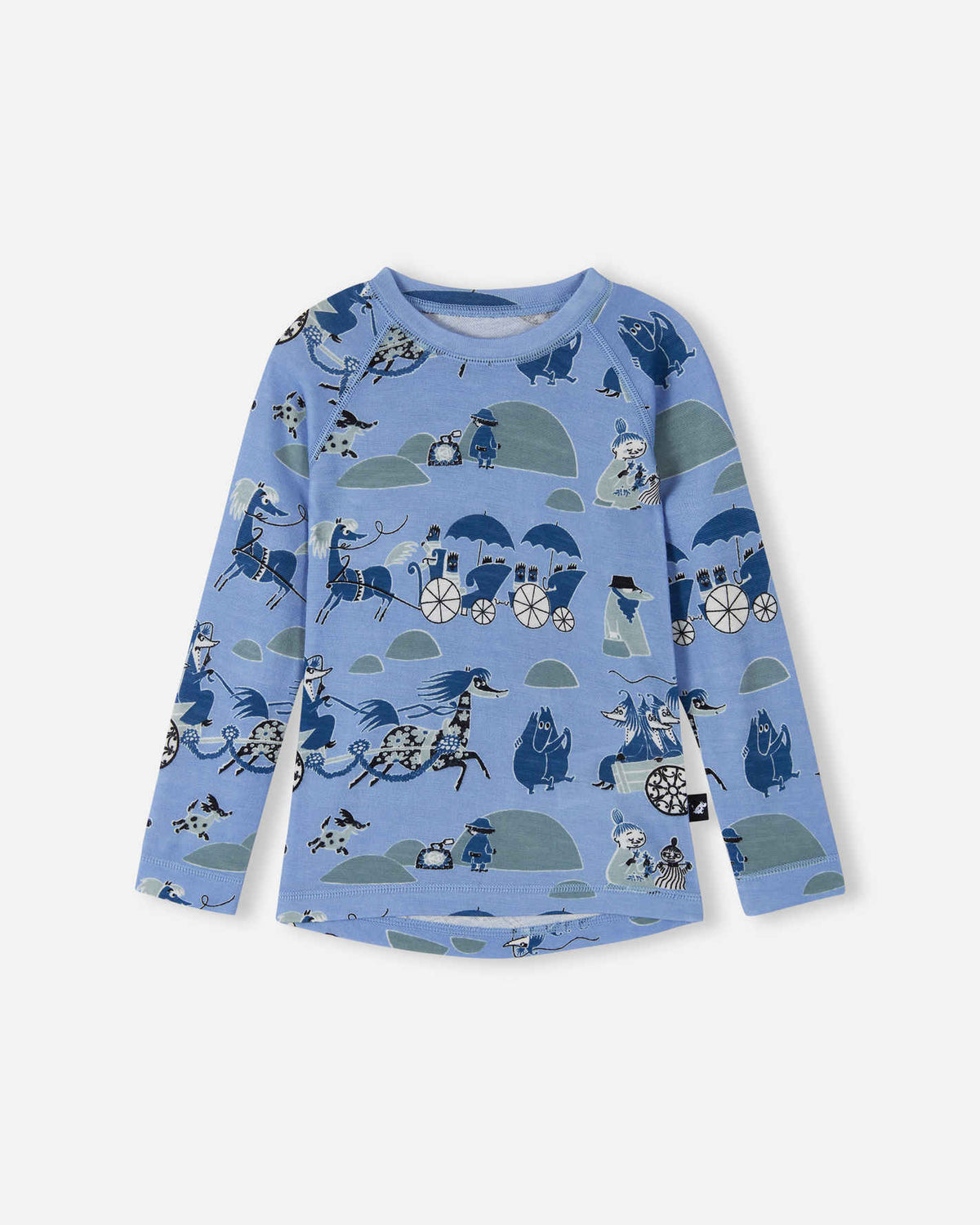 Reima Moomin Trivsam Funktionsunterwäsche Set Kleinkinder Airy Blue – Produktdetail