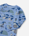 Reima Moomin Trivsam Funktionsunterwäsche Set Kleinkinder Airy Blue – Materialmakro