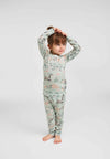 Reima Moomin Trivsam Funktionsunterwäsche Set Kleinkinder Airy Green – Lifestylebild