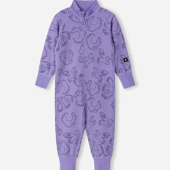 Reima Parvin Merino-Wolloverall Kinder – Blooming Lilac