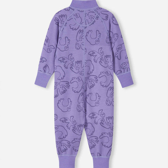 Reima Parvin Merino-Wolloverall Kinder – Blooming Lilac