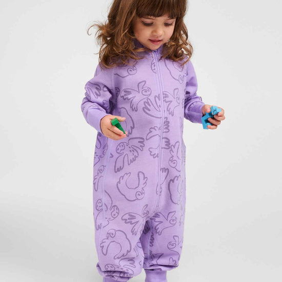 Reima Parvin Merino-Wolloverall Kinder – Blooming Lilac