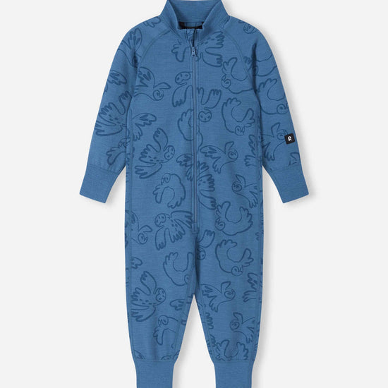 Reima Parvin Merino-Wolloverall Kinder – Blue Ocean