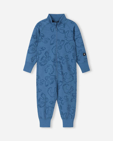 Reima Parvin Merino-Wolloverall Kinder – Blue Ocean