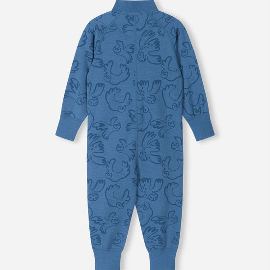 Reima Parvin Merino-Wolloverall Kinder – Blue Ocean