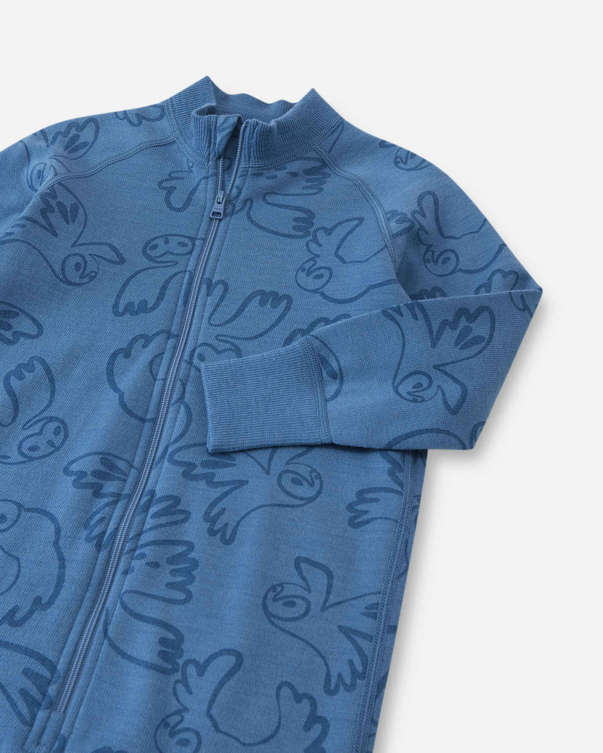 Reima Parvin Merino-Wolloverall Kinder – Blue Ocean