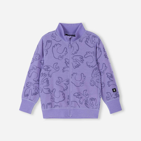 Reima Mahin Merino-Wolljacke Kinder – Blooming Lilac
