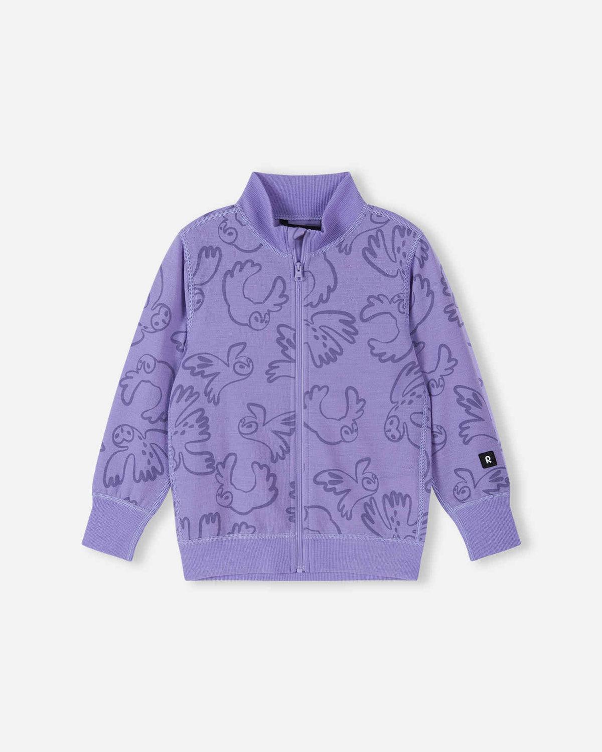 Reima Mahin Merino-Wolljacke Kinder – Blooming Lilac