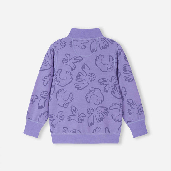 Reima Mahin Merino-Wolljacke Kinder – Blooming Lilac