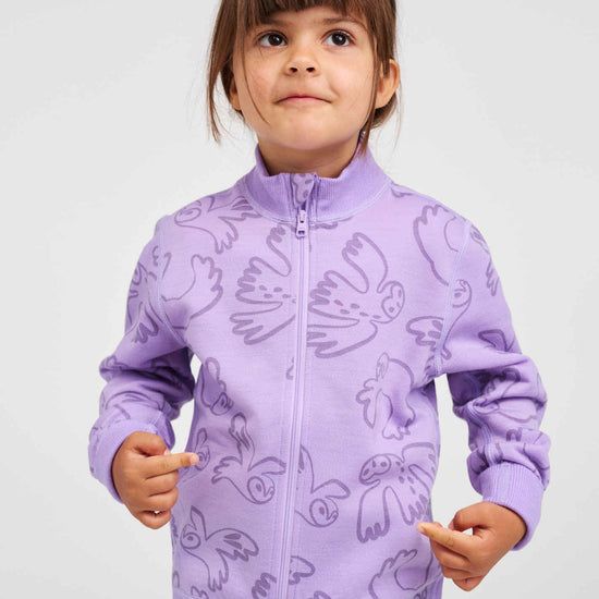Reima Mahin Merino-Wolljacke Kinder – Blooming Lilac