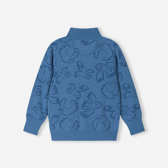 Reima Mahin Merino-Wolljacke Kinder – Blue Ocean