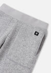 Reima Sangis Fleecehose Kinder Melange grey Detailansicht Logo