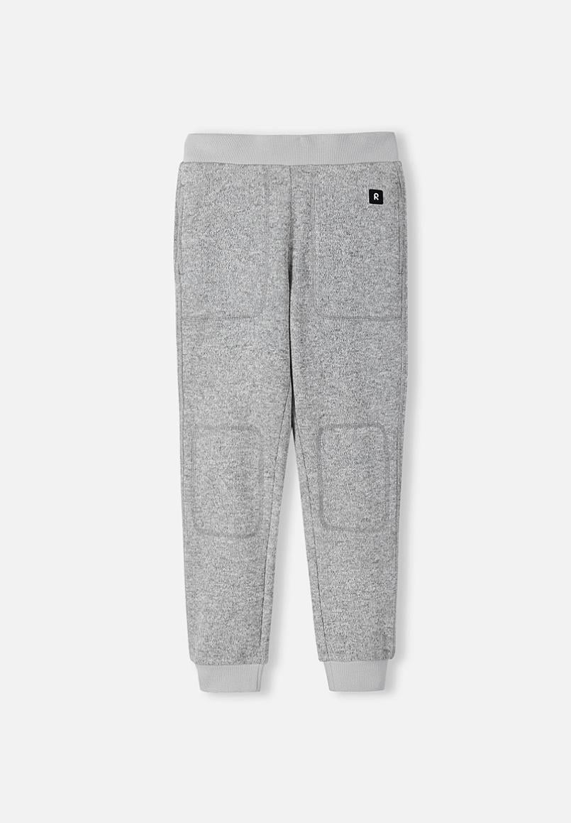 Reima Sangis Fleecehose Kinder Melange grey Vorderansicht