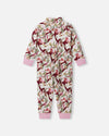 Reima Myytti Fleeceoverall Light Heather – Rückansicht
