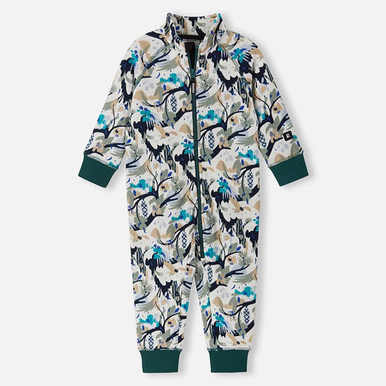 Reima Myytti Fleeceoverall Sparkly Blue – Vorderansicht