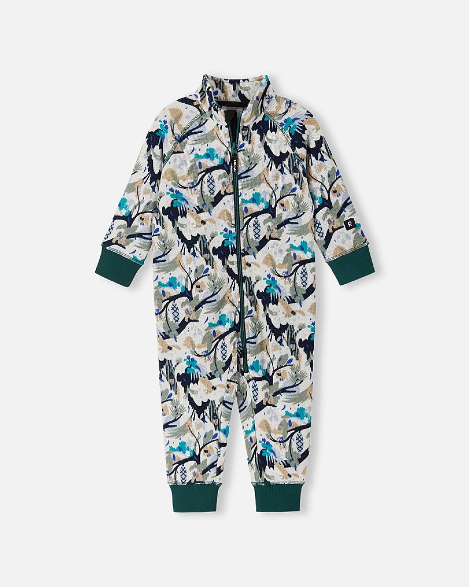 Reima Myytti Fleeceoverall Sparkly Blue – Vorderansicht