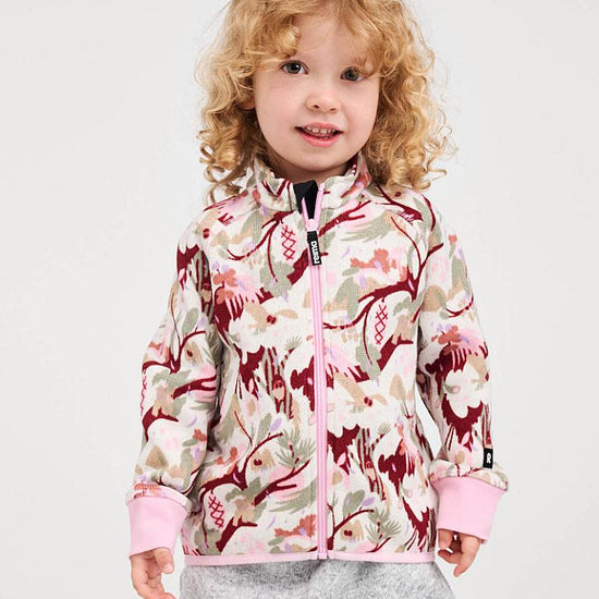 Reima Ornament Fleecejacke Kinder – Light Heather Studioaufnahme