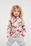 Reima Ornament Fleecejacke Kinder – Light Heather Studioaufnahme