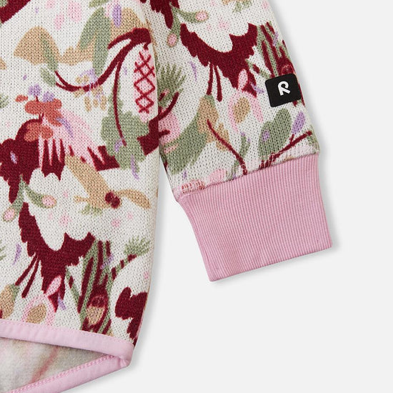 Reima Ornament Fleecejacke Kinder – Light Heather Detailansicht 2