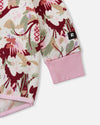 Reima Ornament Fleecejacke Kinder – Light Heather Detailansicht 2