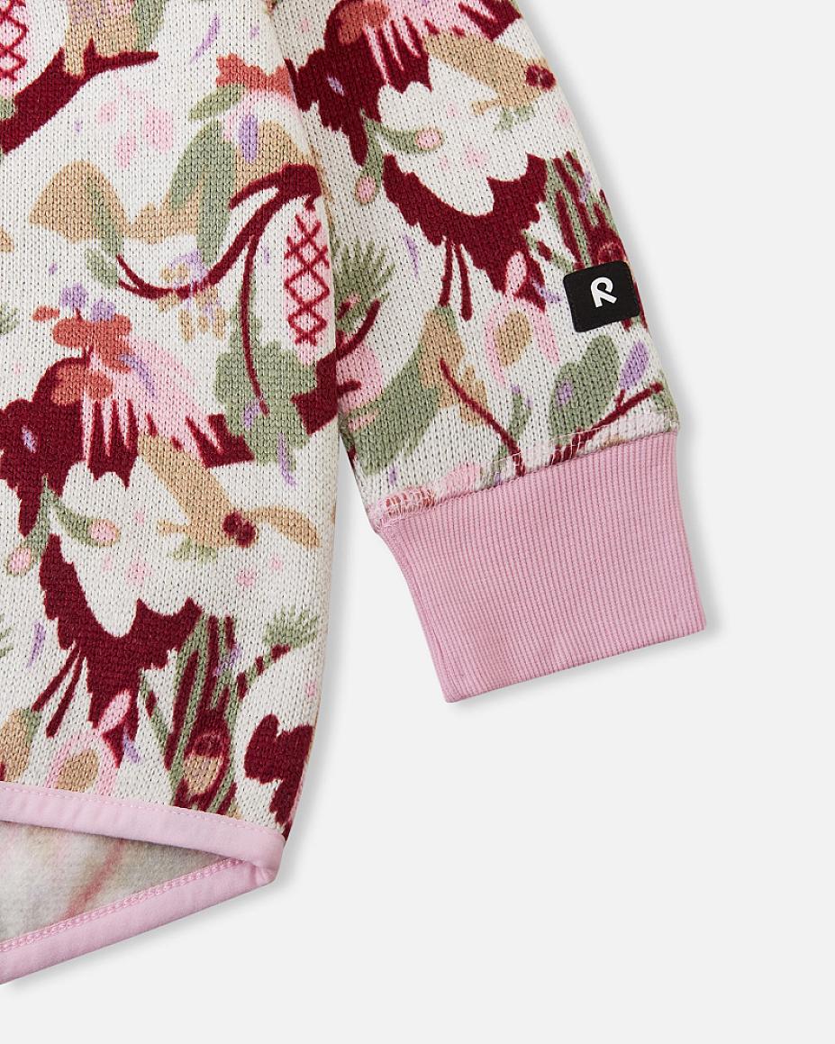Reima Ornament Fleecejacke Kinder – Light Heather Detailansicht 2