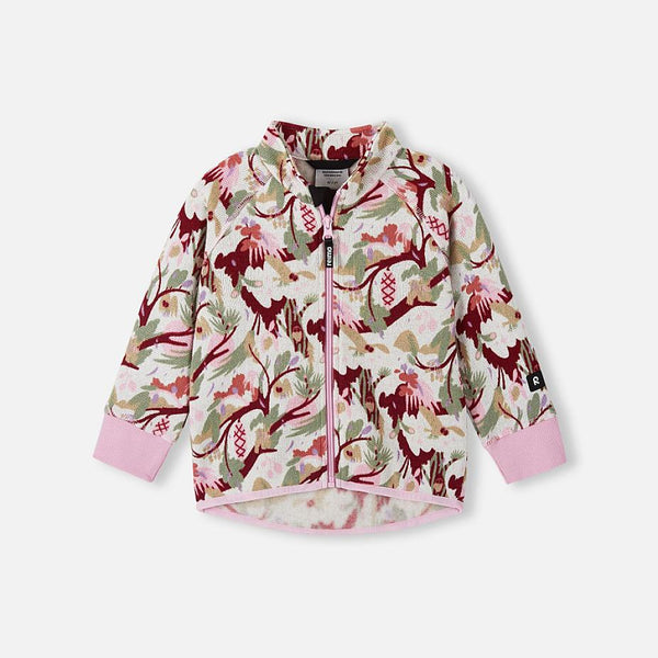 Reima Ornament Fleecejacke Kinder – Light Heather Frontansicht