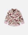 Reima Ornament Fleecejacke Kinder – Light Heather Frontansicht