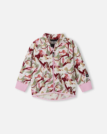 Reima Ornament Fleecejacke Kinder – Light Heather Frontansicht