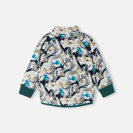 Reima Ornament Fleecejacke Kinder – Sparkly Blue Rückansicht