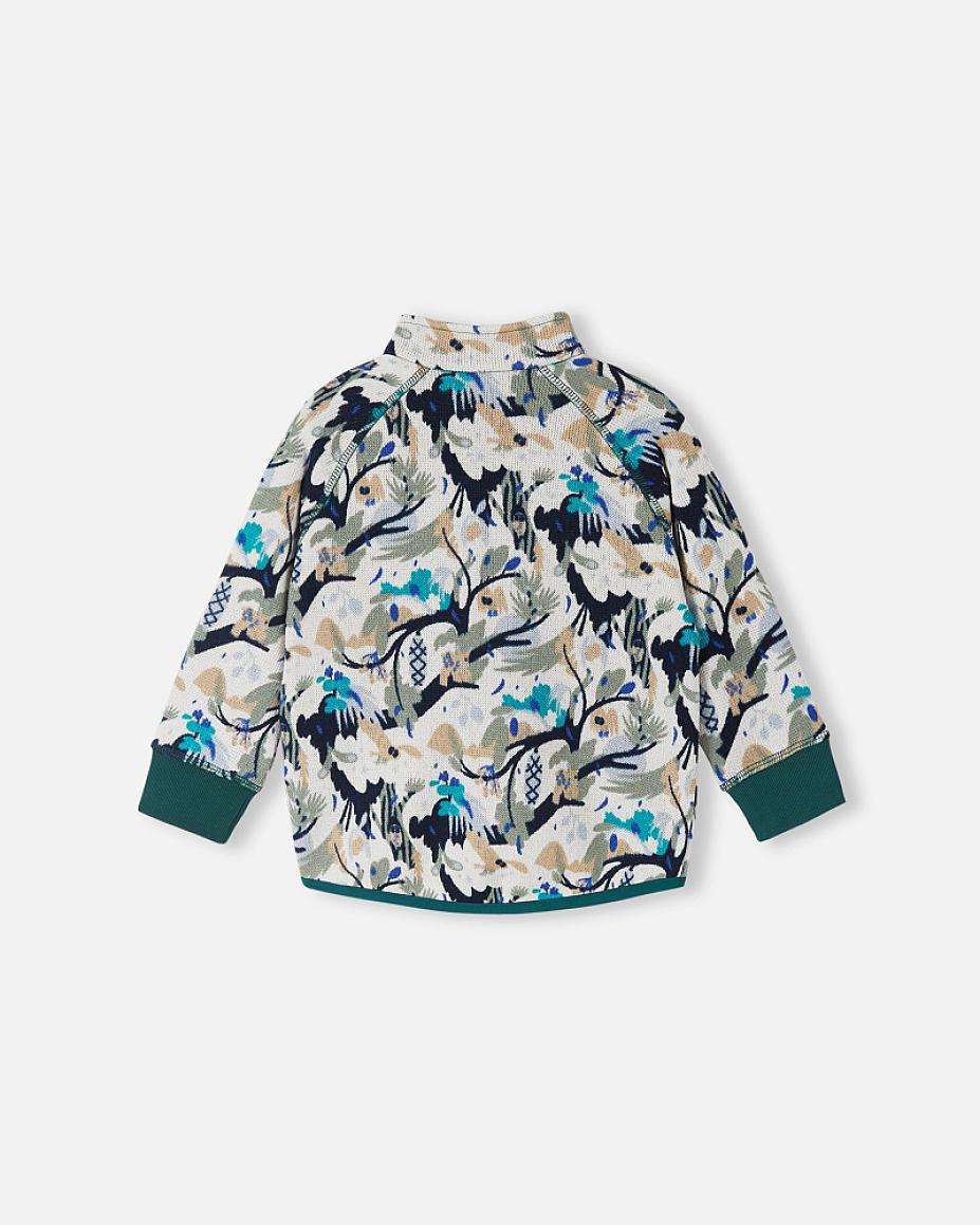 Reima Ornament Fleecejacke Kinder – Sparkly Blue Rückansicht