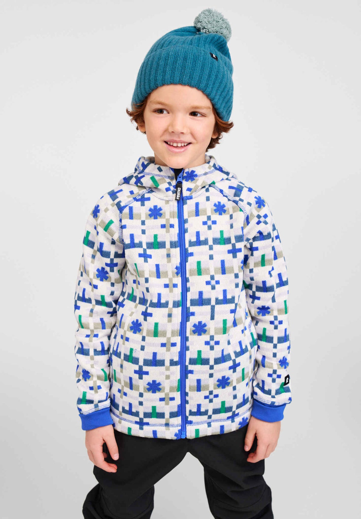 Reima Northern Fleecejacke Kinder – Sparkly Blue