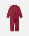 Reima Tahti Fleeceoverall Kleinkinder – Cranberry