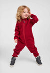 Reima Tahti Fleeceoverall Kleinkinder – Cranberry