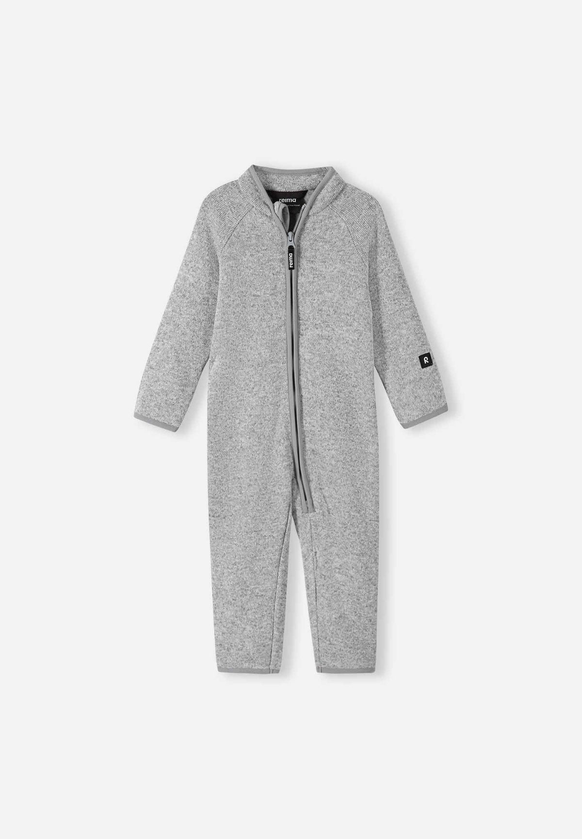 Reima Tahti Fleeceoverall Kleinkinder – Melange Grey