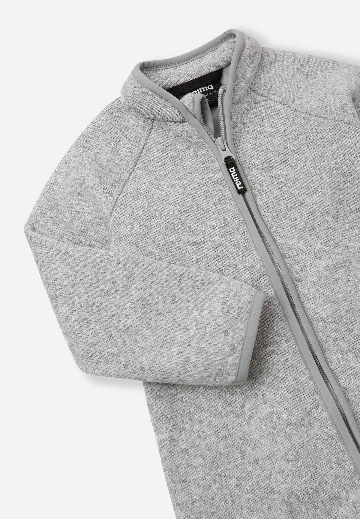 Reima Tahti Fleeceoverall Kleinkinder – Melange Grey