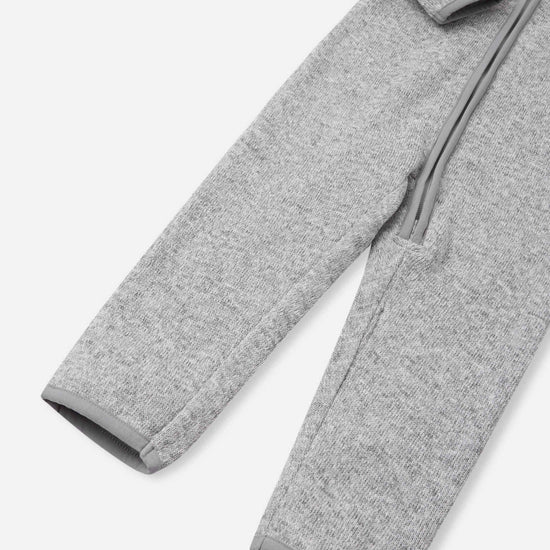 Reima Tahti Fleeceoverall Kleinkinder – Melange Grey
