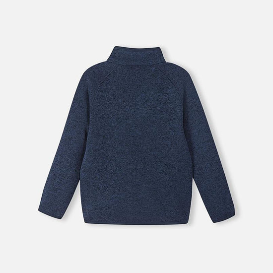 Reima Hopper Fleecejacke Kinder Jeans blue Rückansicht